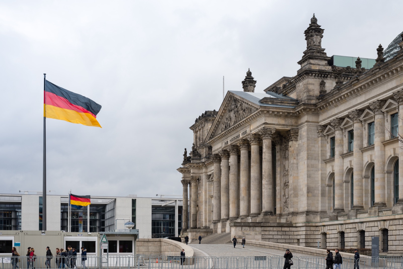 Das Reichstagsgebäude in Berlin, Sitz des Deutschen Bundestages