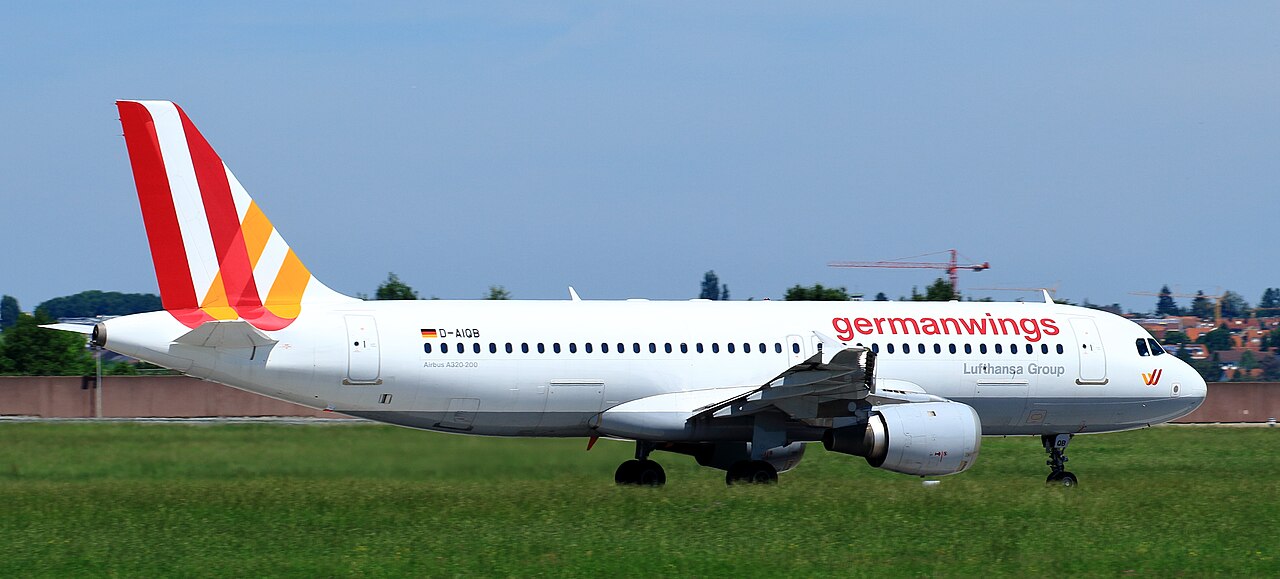 Ein Airbus A320 von Germanwings wie die 2015 abgestürzte Maschine