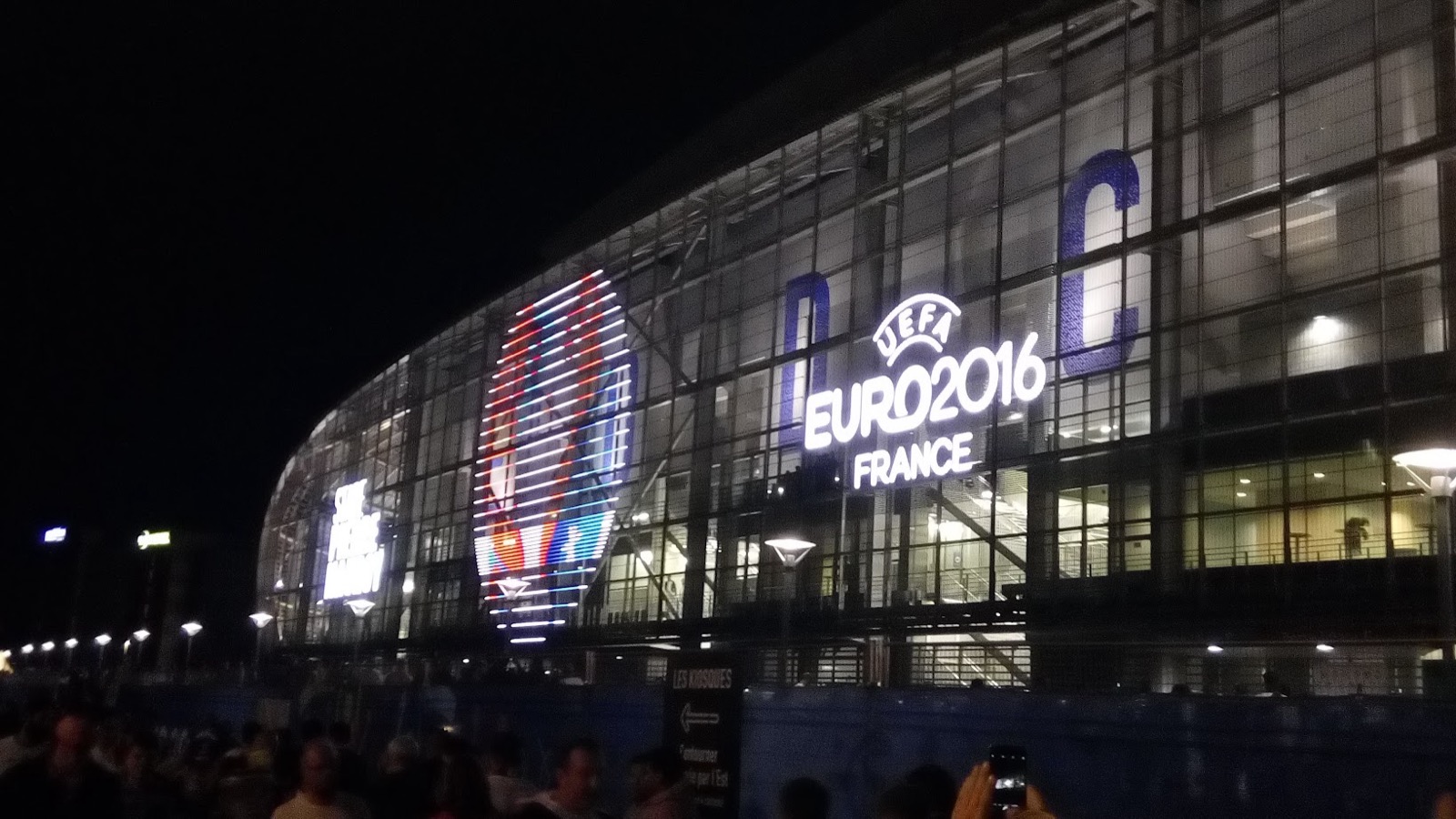 Das Stade Pierre-Mauroy in Villeneuve-d'Ascq bei Lille während der EM 2016