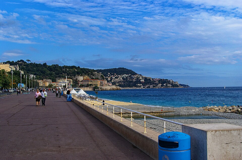 Die Promenade des Anglais in Nizza, Schauplatz des Anschlags