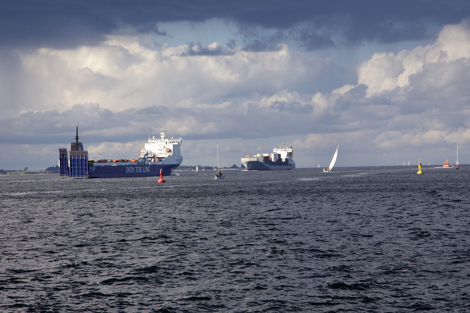 Blick auf die Kieler Förde
