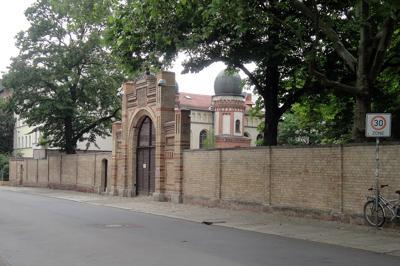 Die Synagoge in Halle, Ziel des rechtsterroristischen Anschlags 2019