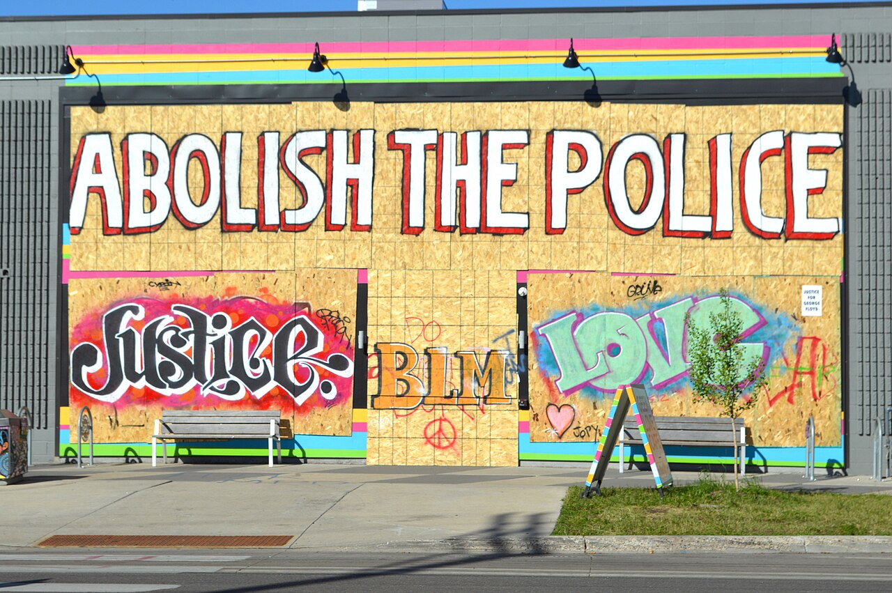 Protest gegen Polizeigewalt nach dem Tod George Floyds, 2020
