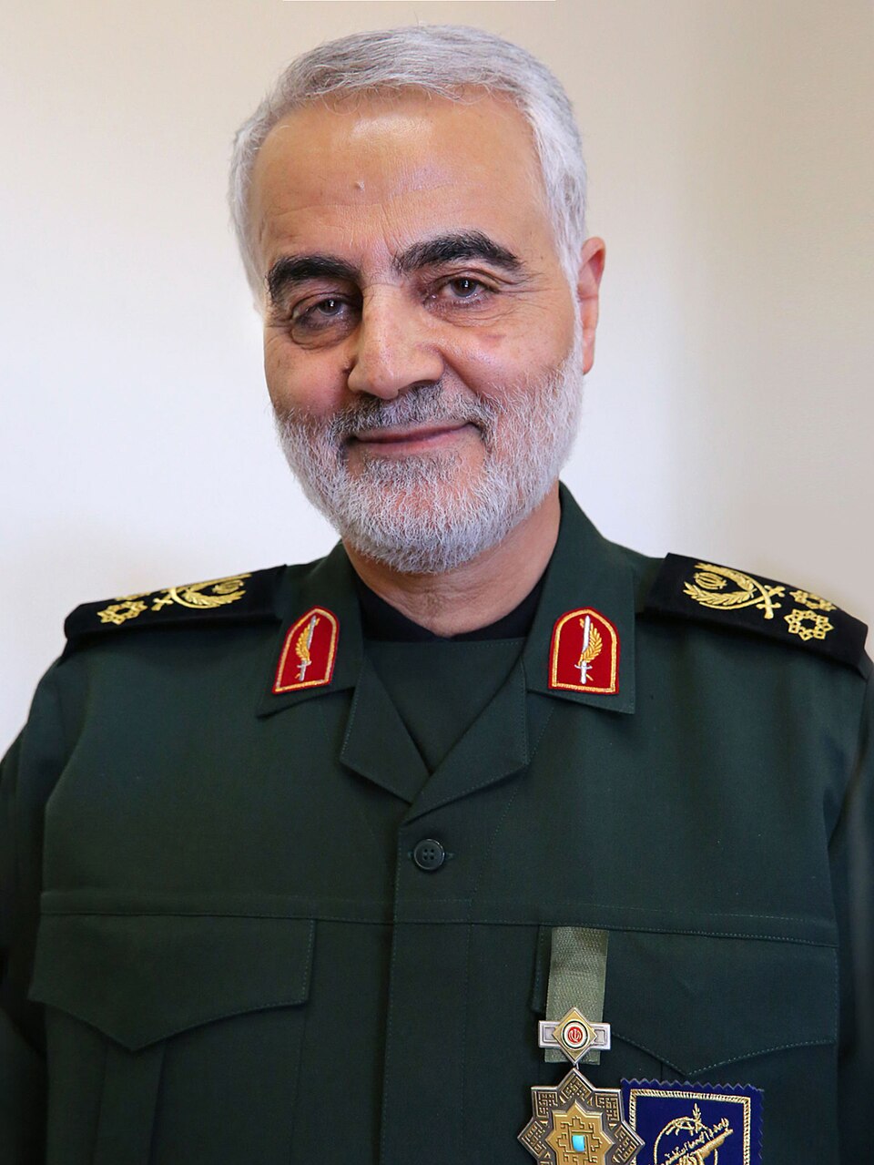 Porträt des iranischen Generals Qasem Soleimani, 2019