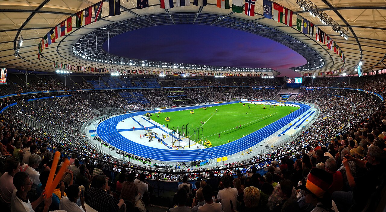 Das Berliner Olympiastadion, Finalort der Fußball-EM 2024